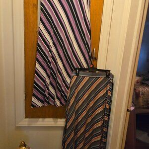 Striped Skirts M